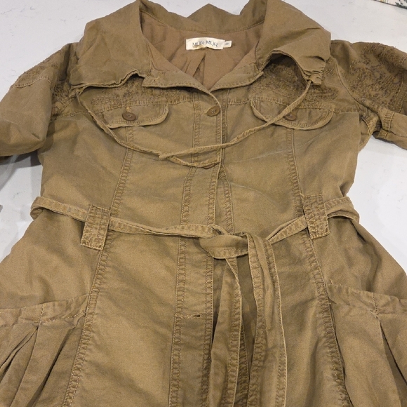 Stylish Women's Utility Jacket in Brown - Picture 8 of 11